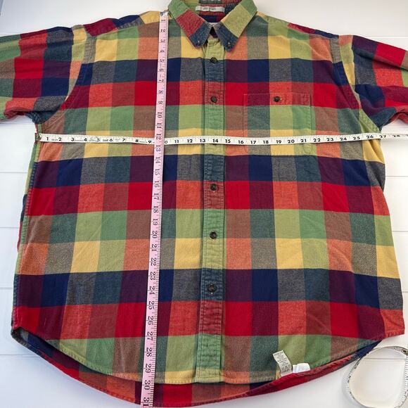 Orvis Vintage Men's Colorful Plaid Button Down Shirt size XL - Picture 4 of 6